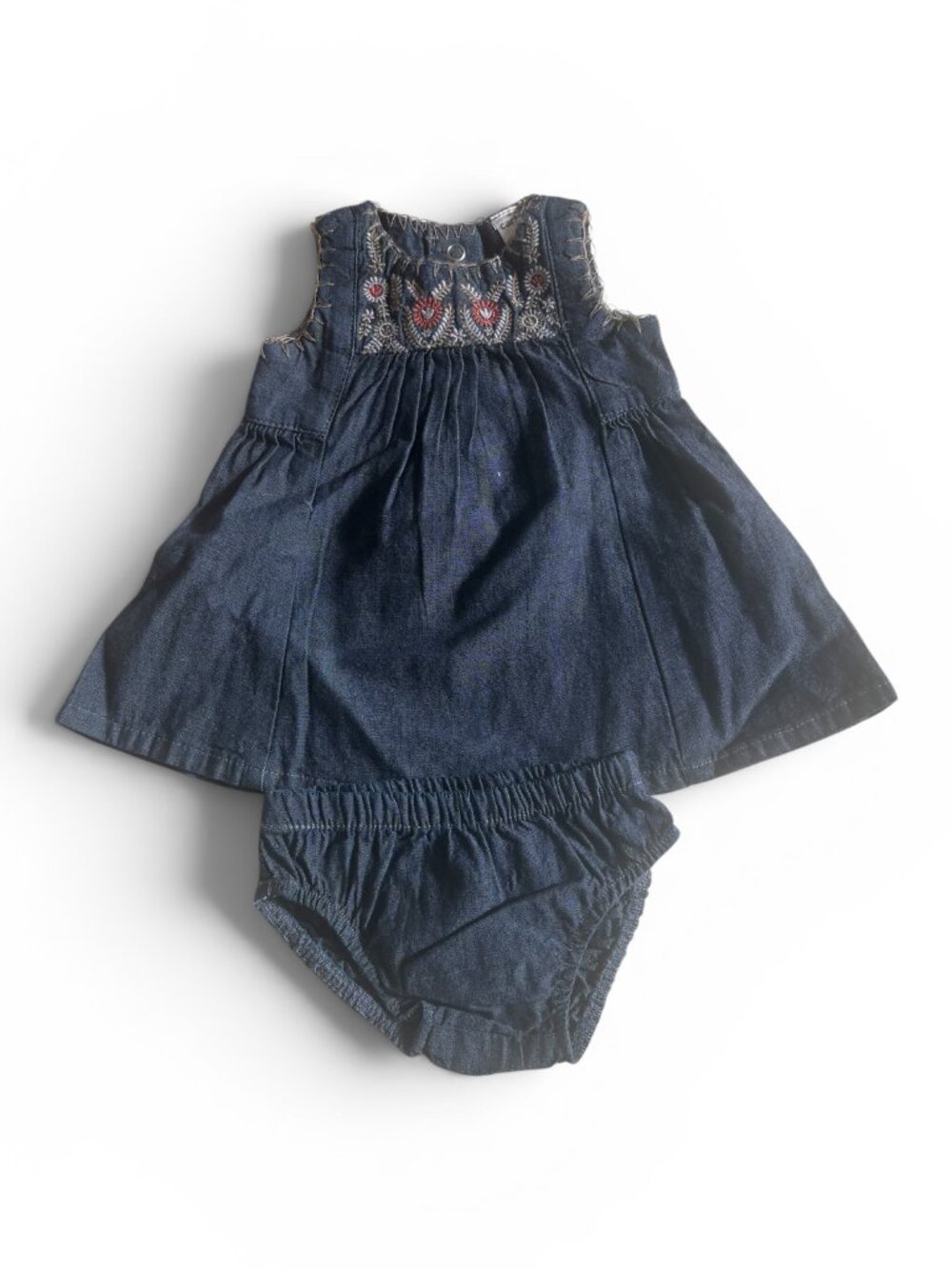 Carter's Baby Denim 2 Pc Blue Jean Dress